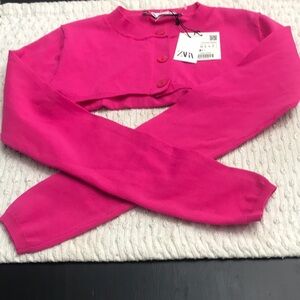 Zara cropped cardigan
